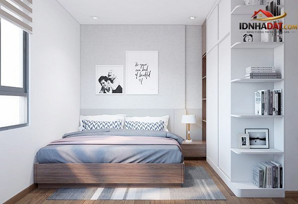 Cách bố trí giường lớn cho phòng ngủ nhỏ - Ảnh 1. Cách bố trí giường lớn cho phòng ngủ nhỏ - Ảnh 1.