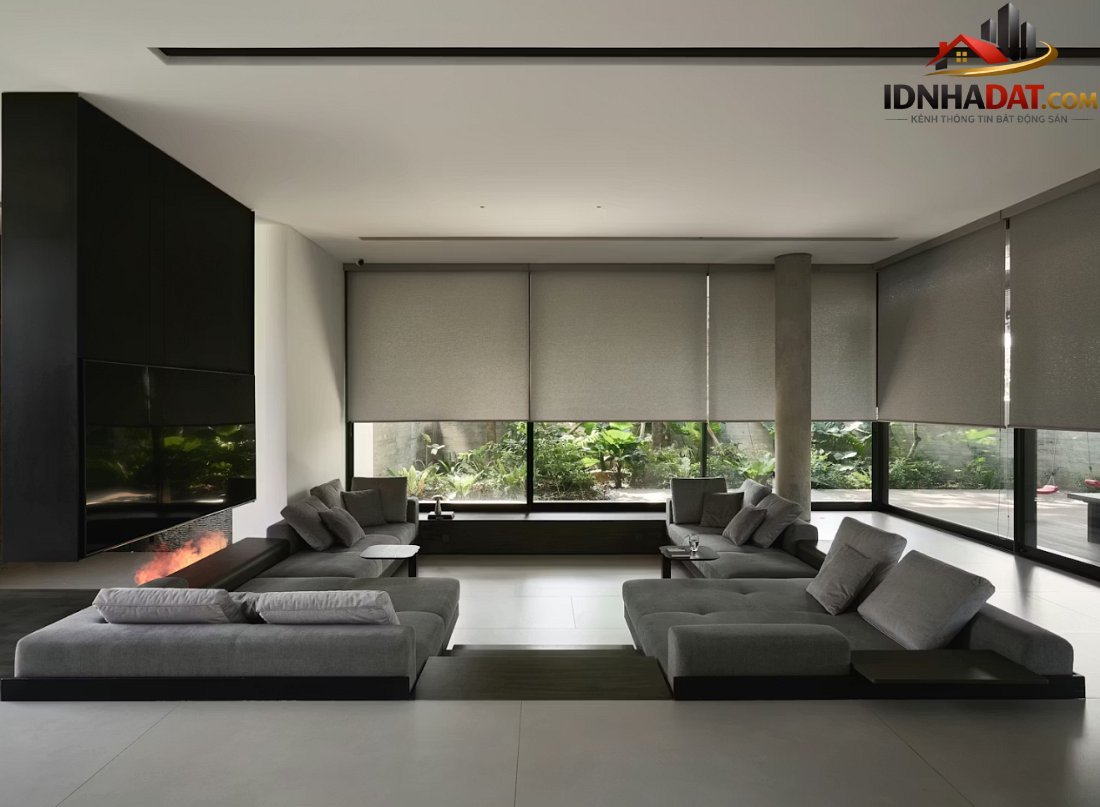 Biệt thự TP.HCM ấn tượng với khối bê tông thô mộc bao bọc không gian sống hiện đại- Ảnh 7.