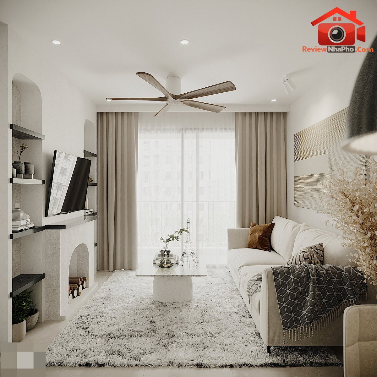 Căn hộ chỉ dùng 2 màu đen và trắng ở Hà Nội vẫn sang, xịn đến bất ngờ - Ảnh 1.