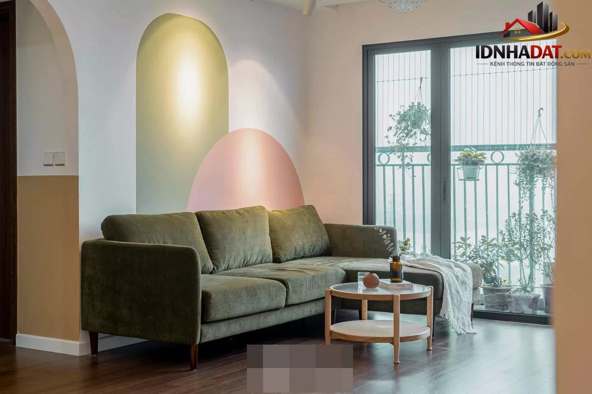 Căn hộ xanh bơ dịu dàng, đường nét thiết kế bắt mắt - Ảnh 1. Căn hộ xanh bơ dịu dàng, đường nét thiết kế bắt mắt - Ảnh 1.
