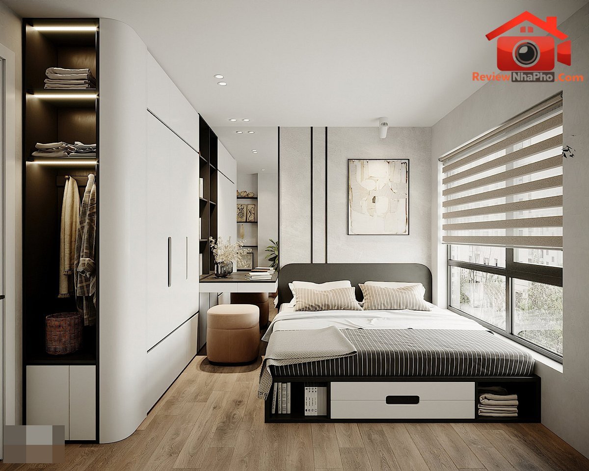 Căn hộ chỉ dùng 2 màu đen và trắng ở Hà Nội vẫn sang, xịn đến bất ngờ - Ảnh 14.