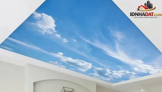Xu hướng sử dụng giấy dán trần nhà - Ảnh 3.