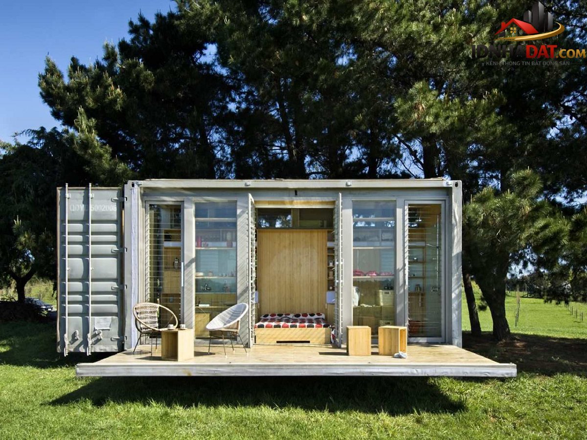Những thiết kế nhà container cho ai bỏ phố về rừng - Ảnh 7.