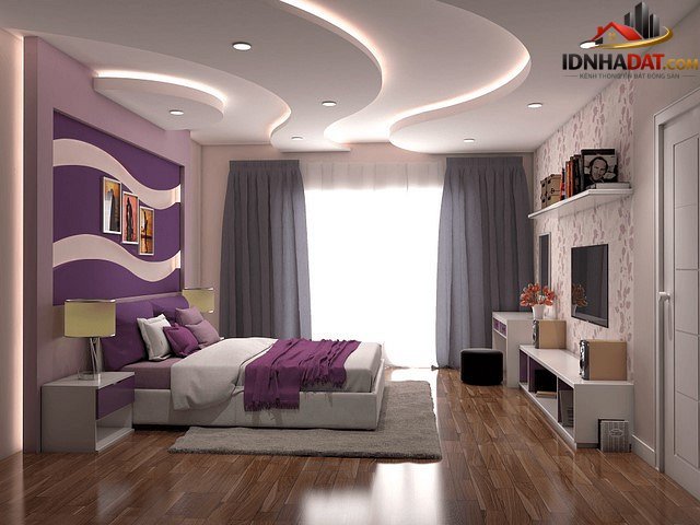 Những kiểu phòng ngủ tím độc đáo và mới mẻ - Ảnh 8. Những kiểu phòng ngủ tím độc đáo và mới mẻ - Ảnh 8.