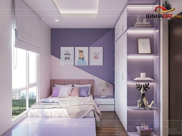 Những kiểu phòng ngủ tím độc đáo và mới mẻ - Ảnh 9. Những kiểu phòng ngủ tím độc đáo và mới mẻ - Ảnh 9.