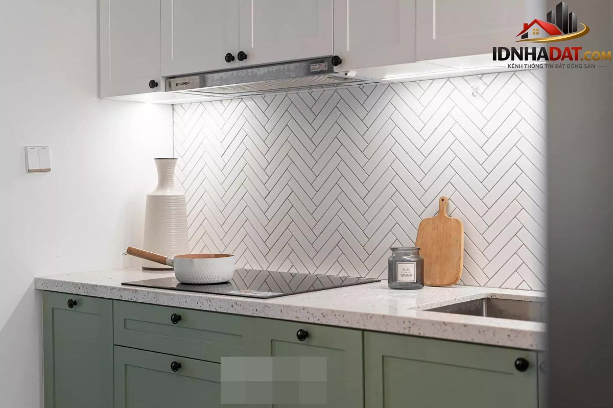 Căn hộ xanh bơ dịu dàng, đường nét thiết kế bắt mắt - Ảnh 10. Căn hộ xanh bơ dịu dàng, đường nét thiết kế bắt mắt - Ảnh 10.
