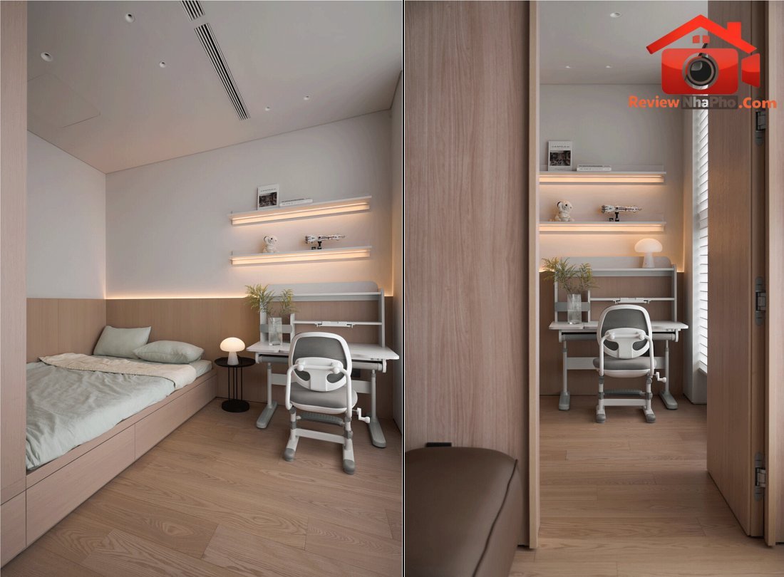 Dịch chuyển tường căn hộ nhỏ ở Hà Nội để đổi lấy khoảng thở và bếp rộng- Ảnh 13.