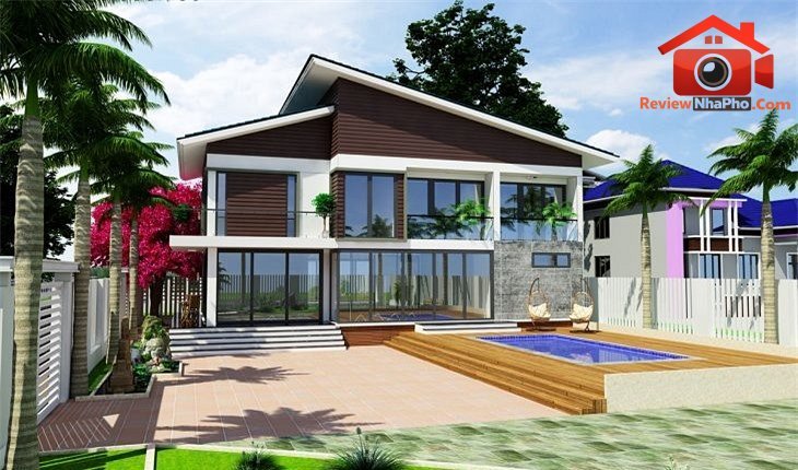 9 mẫu biệt thự 2 tầng hiện đại được xây dựng nhiều nhất hiện nay - Ảnh 3. 9 mẫu biệt thự 2 tầng hiện đại được xây dựng nhiều nhất hiện nay - Ảnh 3.