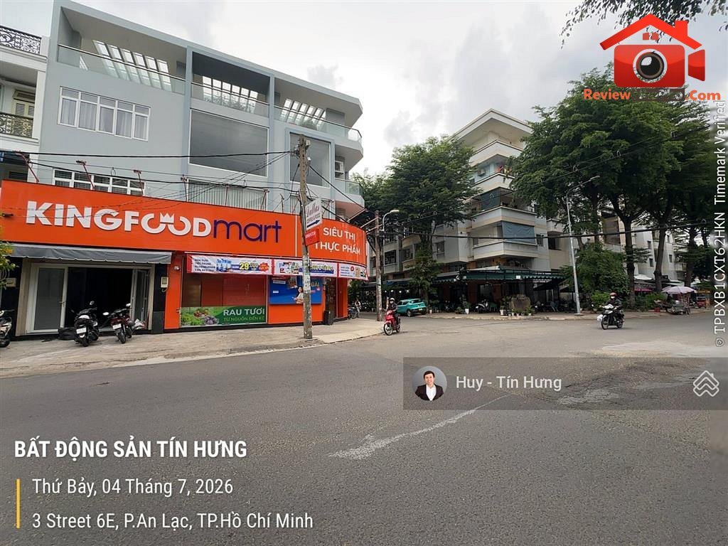 Bán nhà đất Đường Số 6E – Phường cũ Bình Trị Đông B Quận Bình Tân – Thành phố Hồ Chí Minh 72 m2 – 8.4 tỷ