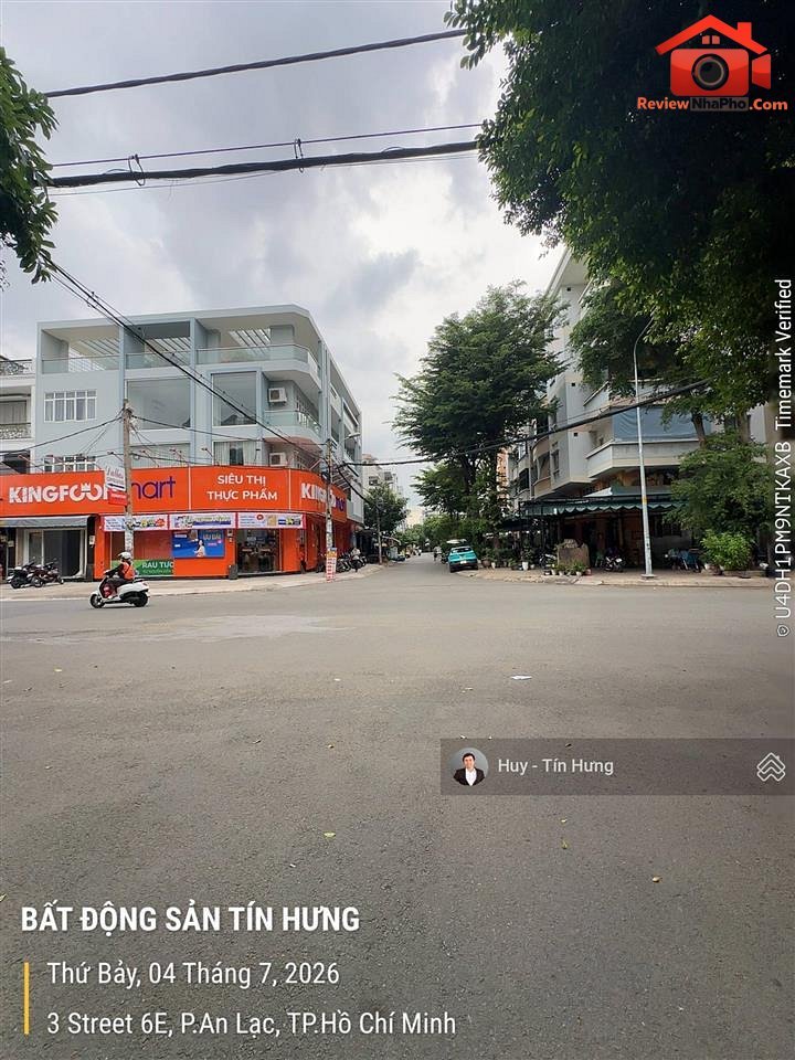 Bán nhà đất Đường Số 6E – Phường cũ Bình Trị Đông B Quận Bình Tân – Thành phố Hồ Chí Minh 72 m2 – 8.4 tỷ