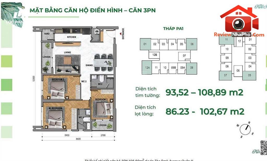 Căn hộ The Park Avenue giá 8.99 tỷ diện tích 86 m2 – bán nhà đất đường – phường cũ – quận – thành phố Hồ Chí Minh REVIEW NHÀ PHỐ