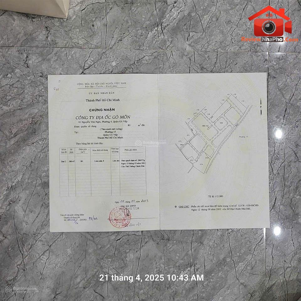 Bán nhà đất Đường Lê Đức Thọ – Phường cũ 15 Quận Gò Vấp – Thành phố Hồ Chí Minh REVIEW NHÀ PHỐ 80 m2 – 8.5 tỷ
