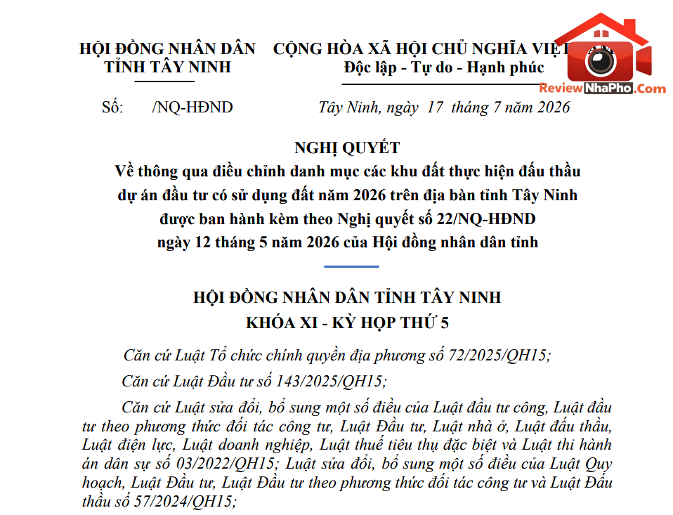 Danh mục các khu đất đấu thầu Tây Ninh năm 2026 sau đợt điều chỉnh mới- Ảnh 2.