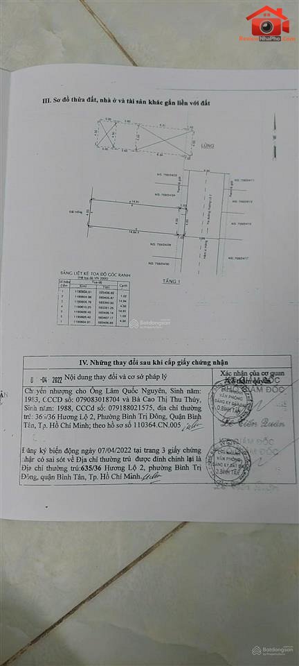 Cần bán nhà HXH 759 Hương Lộ 2 – Phường cũ Bình Trị Đông A Quận Bình Tân – Thành phố Hồ Chí Minh REVIEW NHÀ PHỐ 72 m2 5.8 tỷ
