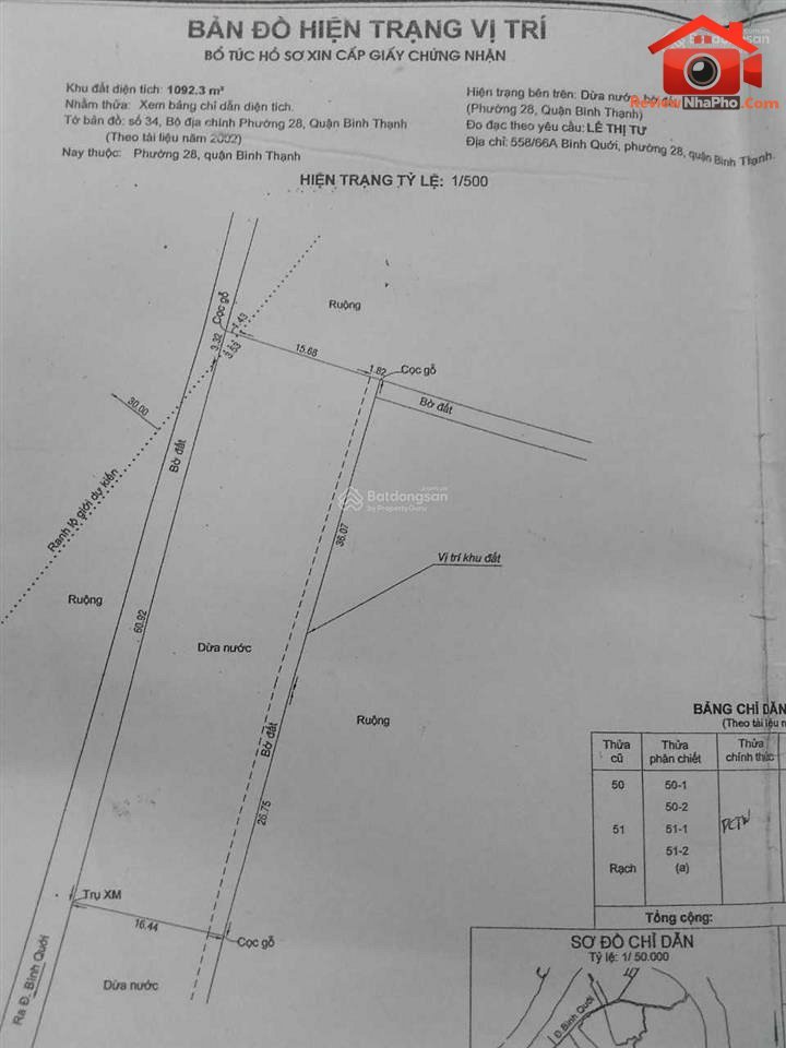 1000 m² – 9 tỷ – Cần bán đất nông nghiệp Phường 28, Quận Bình Thạnh – Thành phố Hồ Chí Minh REVIEW NHÀ PHỐ