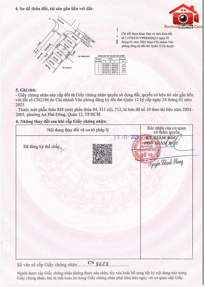 Bán đất hẻm An Phú Đông 27 diện tích 53 m2 giá 3.24 tỷ – REVIEW NHÀ PHỐ