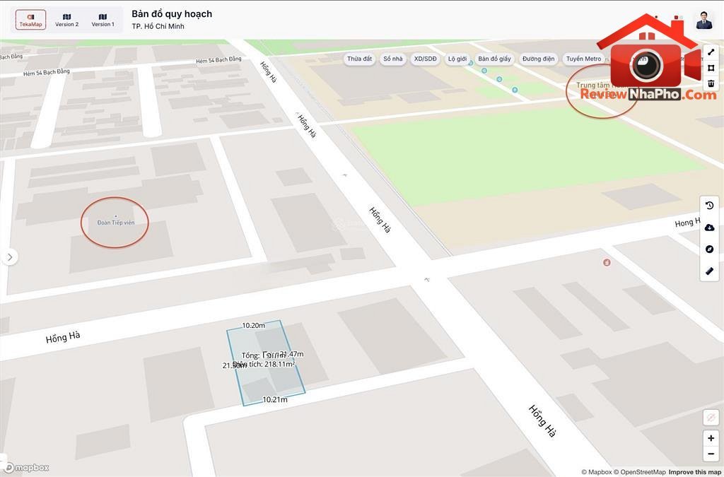 Bán nhà đất Đường Hồng Hà – Phường cũ Quận Tân Bình – Thành phố Hồ Chí Minh REVIEW NHÀ PHỐ 219 m2 64000000000
