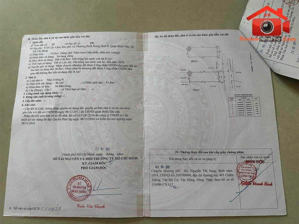Nhà mặt phố Đường Cây Cám – Phường cũ Bình Hưng Hòa B Quận Bình Tân – Thành phố Hồ Chí Minh REVIEW NHÀ PHỐ 55 m2 – 4.8 tỷ