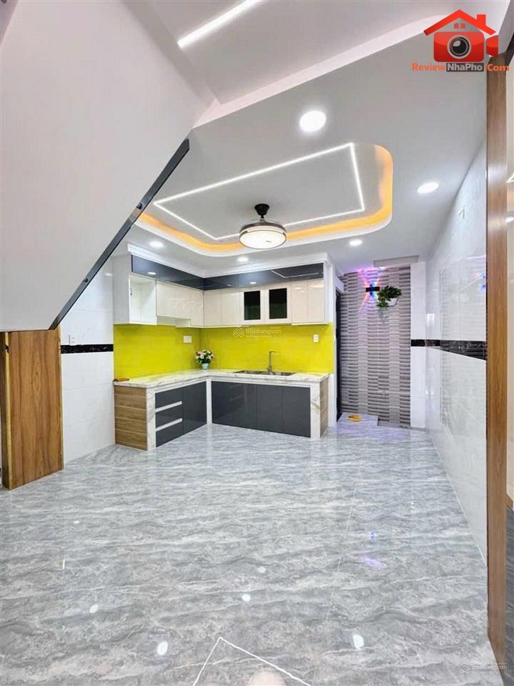 4.9 tỷ – Diện tích 48 m² – Nhà mới 5 tầng, 4PN, 4WC, gần hẻm xe hơi – REVIEW NHÀ PHỐ
