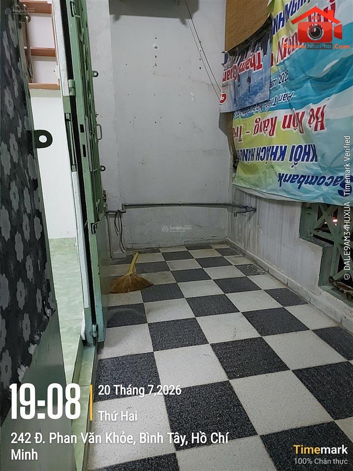Bán nhà đất Đường Phan Văn Khỏe – Phường cũ Bình Tây Quận 6 – Thành phố Hồ Chí Minh 55 m2 2.2 tỷ