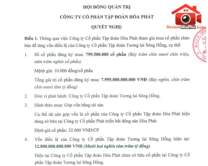 Hòa Phát góp gần 8.000 tỷ đồng vào chủ đầu tư khu đô thị 696ha tại Hà Nội- Ảnh 1.