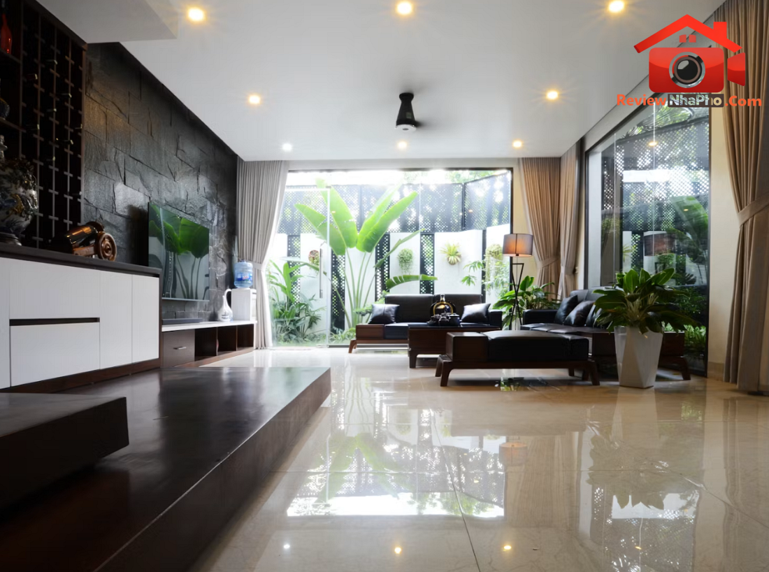 Vuông hóa góc xéo: Lời giải cho nhà phố trên đất phi đối xứng tại Bắc Giang- Ảnh 5. Vuông hóa góc xéo: Lời giải cho nhà phố trên đất phi đối xứng tại Bắc Giang- Ảnh 5.