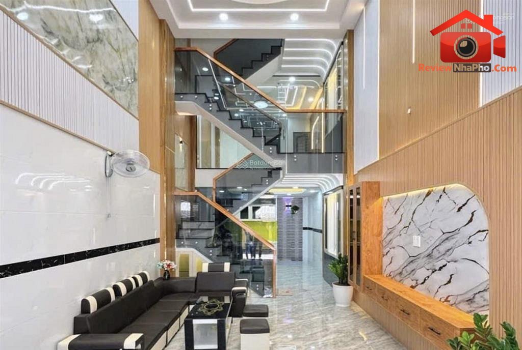 4.9 tỷ – Diện tích 48 m² – Nhà mới 5 tầng, 4PN, 4WC, gần hẻm xe hơi – REVIEW NHÀ PHỐ