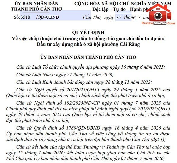 Thành phố duy nhất ĐBSCL sắp có thêm gần 3.300 căn nhà ở xã hội- Ảnh 1.