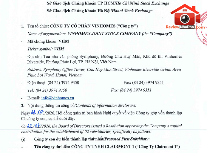 Vinhomes lập thêm 2 công ty bất động sản tại Hải Phòng- Ảnh 1.
