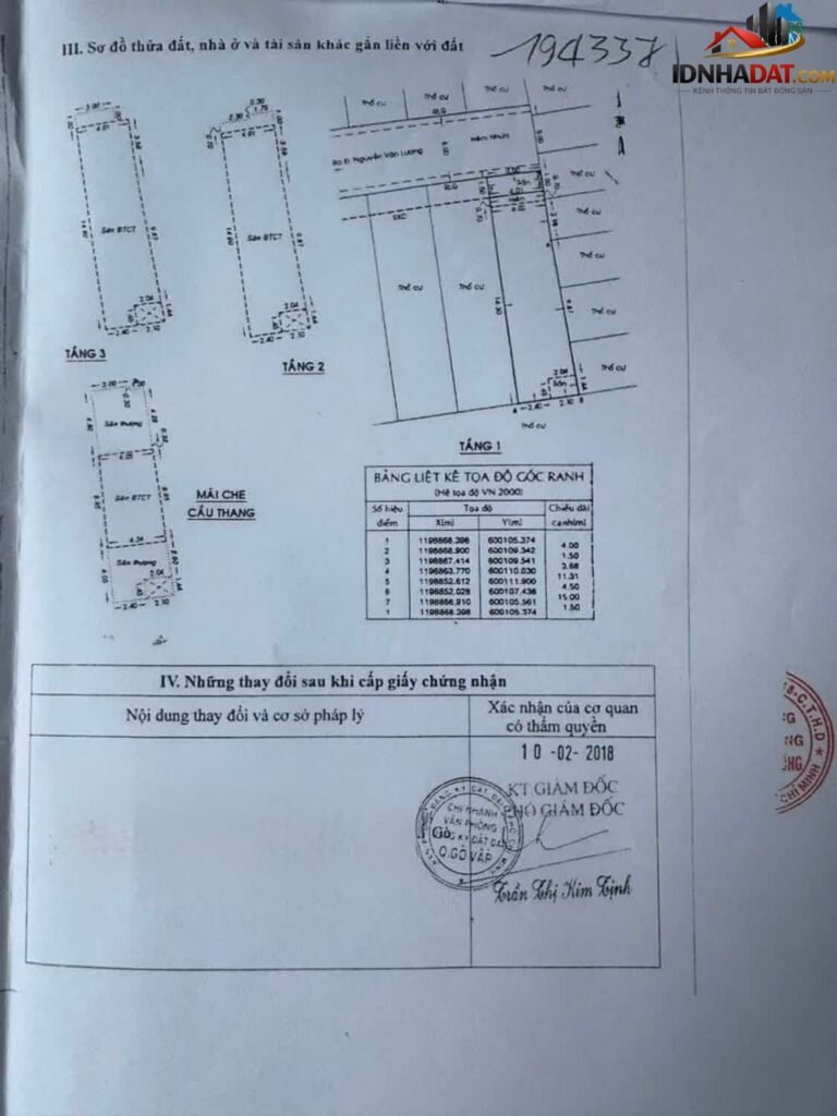 Bán nhà riêng Gò Vấp Hồ Chí Minh 70 m² giá 10 tỷ… – Bán nhà trong ngõ – hẻm Quận Gò Vấp – TP Hồ Chí Minh 70m2 giá 10 – 15 tỷ