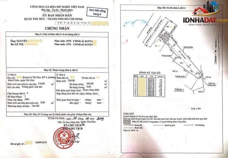 Bán đất Thủ Đức Hồ Chí Minh diện tích 200m² giá 10… – Bán đất Quận Thủ Đức – TP Hồ Chí Minh 200m2 giá 10 – 15 tỷ
