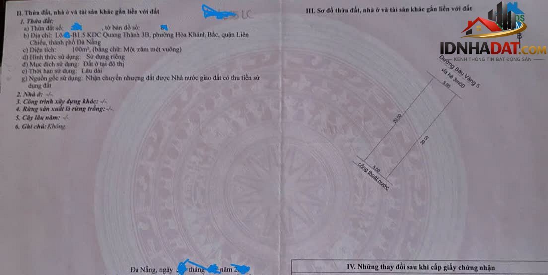 [Review Nhà Phố] Đất nền Đường Bàu Vàng 5, Quận Liên Chiểu, Đà Nẵng - Pháp lý rõ ràng, giá trị ổn định - Review Nhà Phố - Ảnh 1