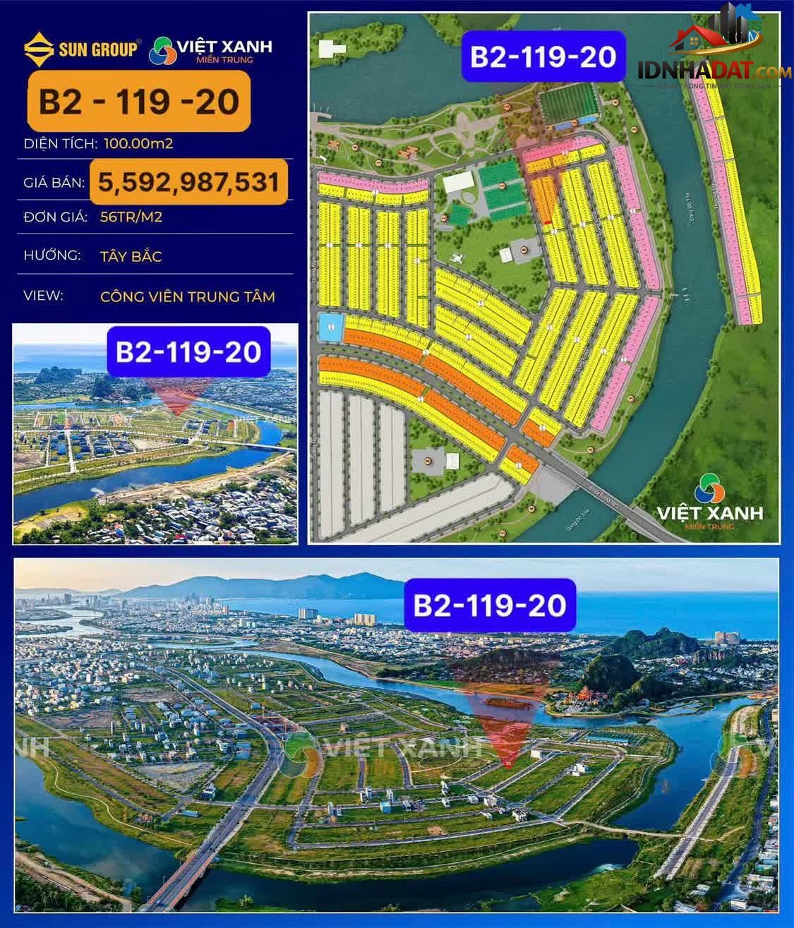 [Review Nhà Phố] Đất nền 100m² giá 5.595 tỷ tại Hòa Quý, Đà Nẵng - Tiềm năng đầu tư lớn - Review Nhà Phố - Ảnh 1