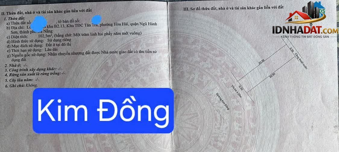 [Review Nhà Phố] Đất mặt tiền Đường Kim Đồng - Tiềm năng đầu tư tại Ngũ Hành Sơn, Đà Nẵng - Review Nhà Phố - Ảnh 1