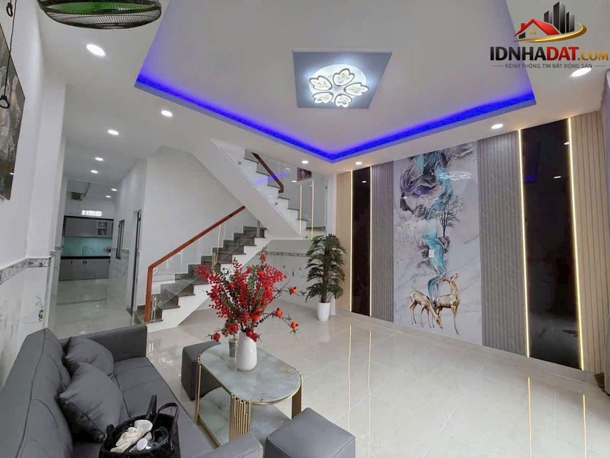 [Review Nhà Phố] Nhà mới đẹp 59m2 1 lầu tại Thạnh Lộc, Quận 12, giá 2.65 tỷ - Review Nhà Phố - Ảnh 1