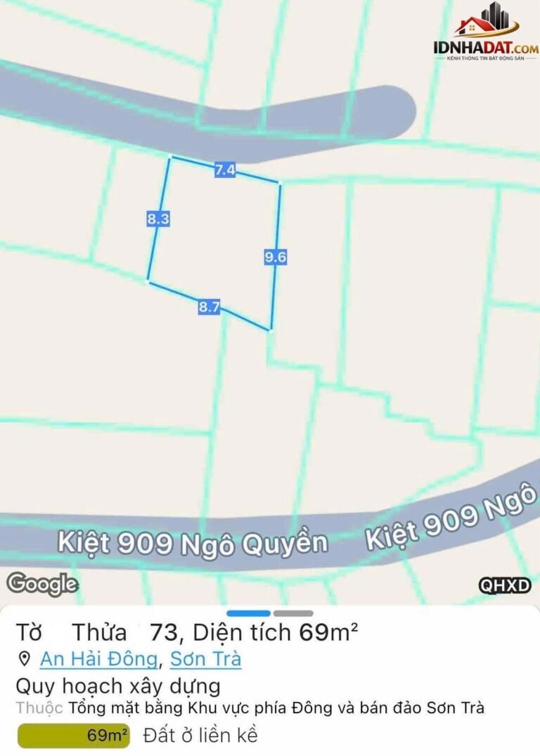 Cần bán nhanh lô đất kiệt Sơn Trà – Ngang hơ… – Bán đất Quận Sơn Trà – Đà Nẵng giá 5 – 7 tỷ