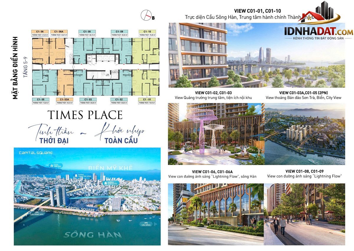 [Review Nhà Phố] Chung cư Times Place C1 Đà Nẵng: View sông Hàn và tiềm năng đầu tư vượt trội - Review Nhà Phố - Ảnh 1
