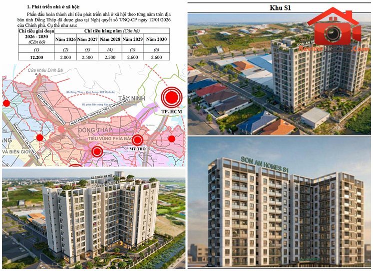 Cập nhật tiến độ và tiềm năng nhà ở xã hội tại Đồng Tháp 2026-2027