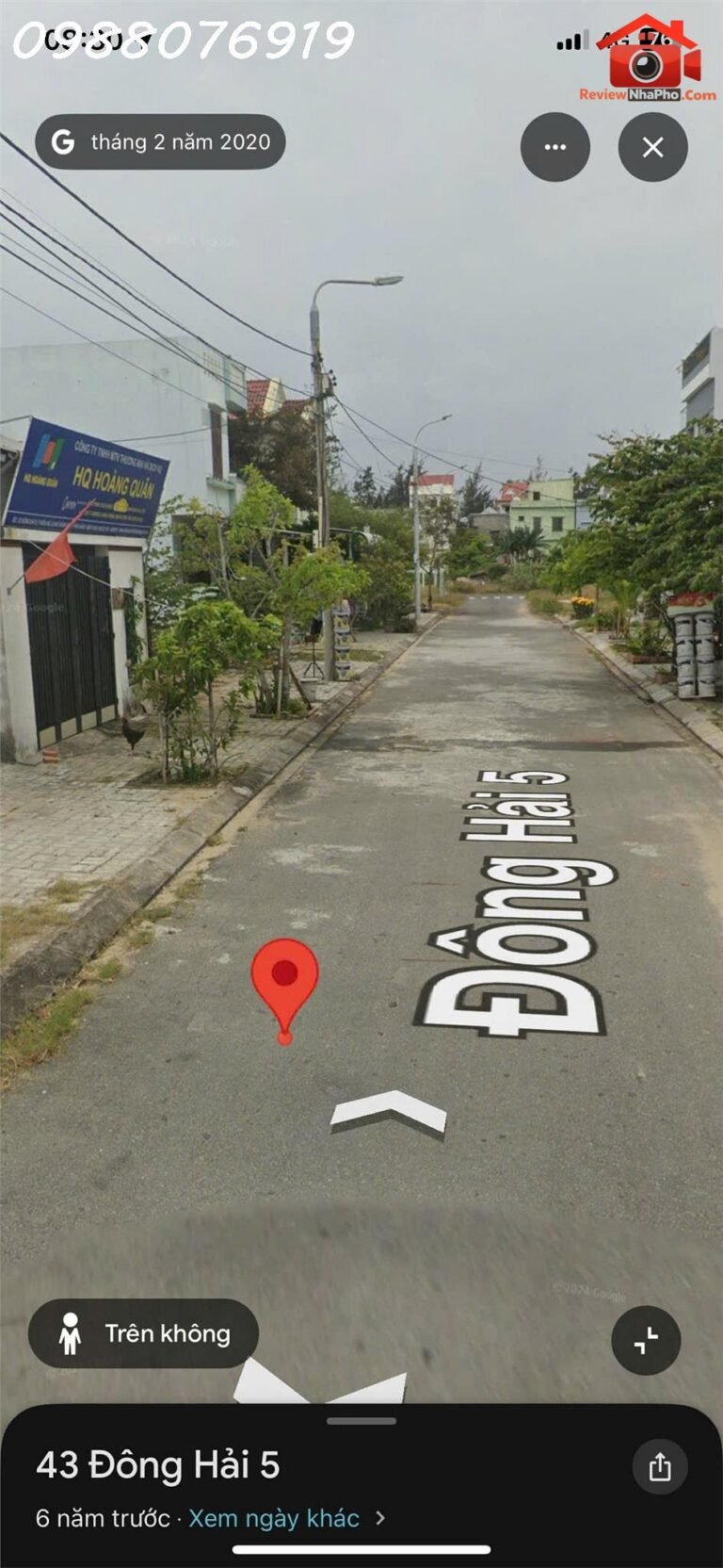 Bán lô đất mặt tiền đường đông hải 5 – hoà hải – ngũ hành sơn – đà nẵng Bán nhà đất Đường Đông Hải 5 – Phường cũ Hòa Hải Quận Ngũ Hành Sơn – Phường mới Hòa Hải – Thành phố Đà Nẵng 100m2 4.85 tỷ