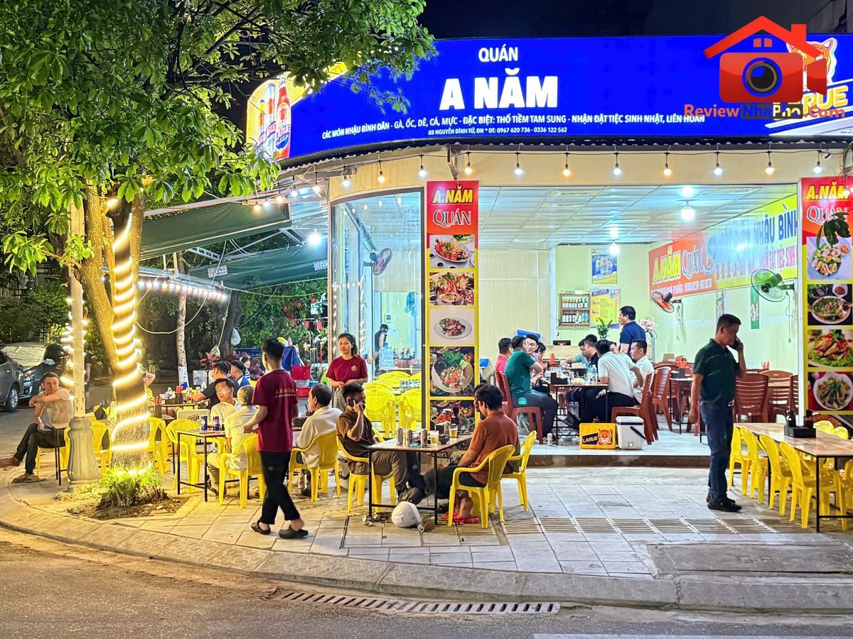 Cần sang nhượng quán nhậu Đường Nguyễn Đình Tứ – Phường cũ Hòa An Quận Cẩm Lệ – Phường mới Hòa An – Thành phố Đà Nẵng diện tích 175m2 giá 280 triệu