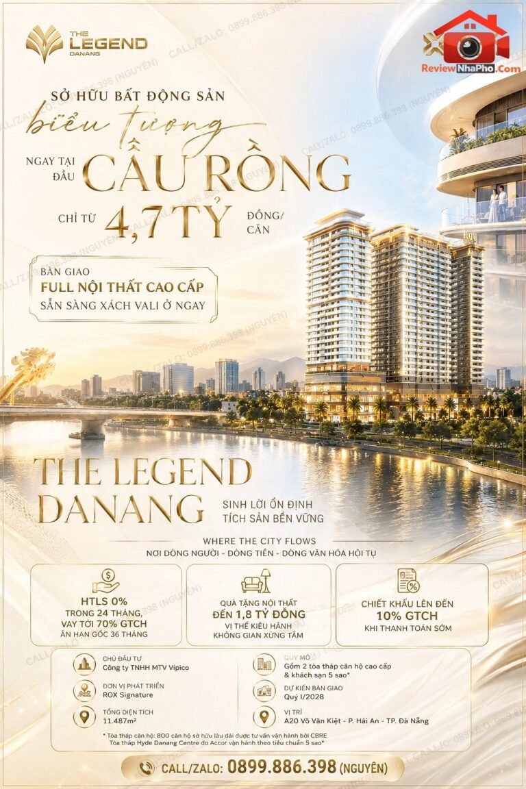 THE LEGEND Đà Nẵng – Bán nhà đất Đường Võ Văn Kiệt – Phường cũ Sơn Trà Quận Sơn Trà – Phường mới Sơn Trà – Thành phố Đà Nẵng 11487m2 4.7 tỷ