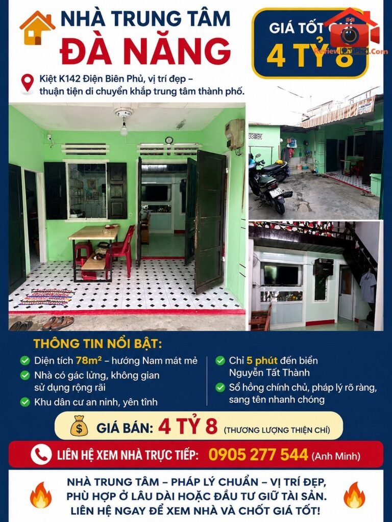 Nhà Trung Tâm Đà Nẵng Giá Tốt Chỉ 4.8 Tỷ – B… – Bán nhà trong ngõ, hẻm Quận Thanh Khê – Đà Nẵng giá 3 – 5 tỷ