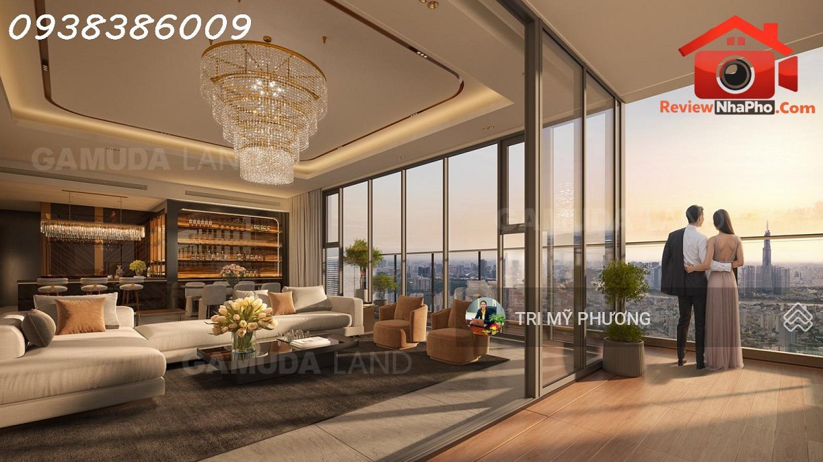 Eaton park – chủ nhà bán căn penthouse – có sân vườn, hồ bơi riêng, view paranoma 360 – tháp 207m2 106 tỷ