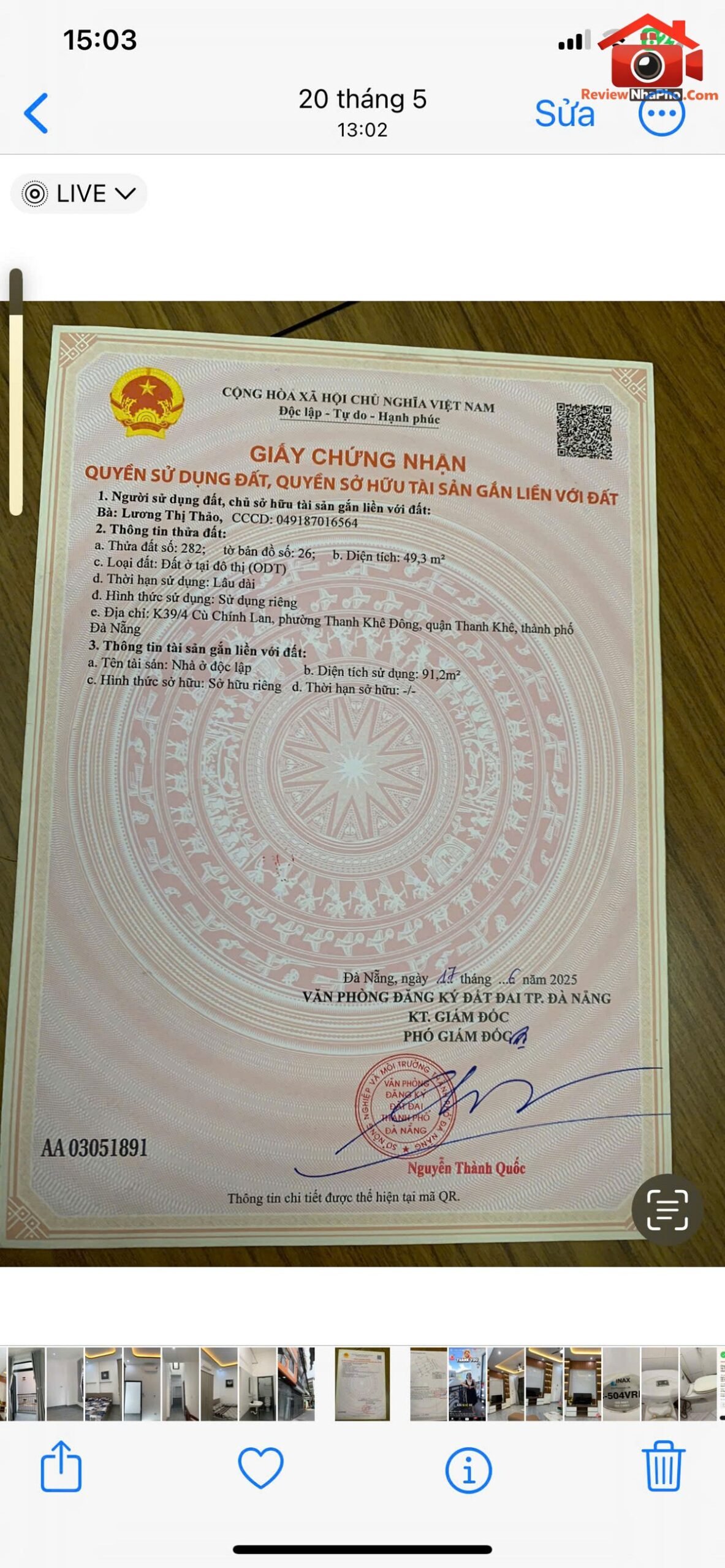 Chính chủ bán nhà 39/4 Cù Chính Lan, sát ngoài đường chính – Bán nhà đất Đường Cù Chính Lan – Phường cũ Không xác định Quận Thanh Khê – Phường mới Không xác định – Thành phố Đà Nẵng 50m2 5.99 tỷ