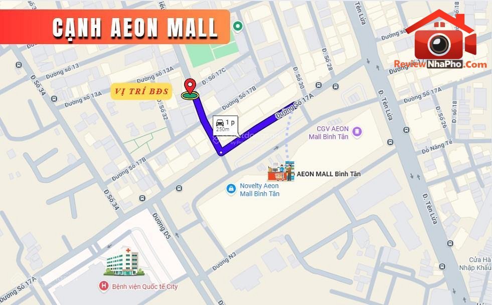 13.5 tỷ – 100 m2 – Đất mặt tiền Đường Số 32, Bình Tân – REVIEW NHÀ PHỐ