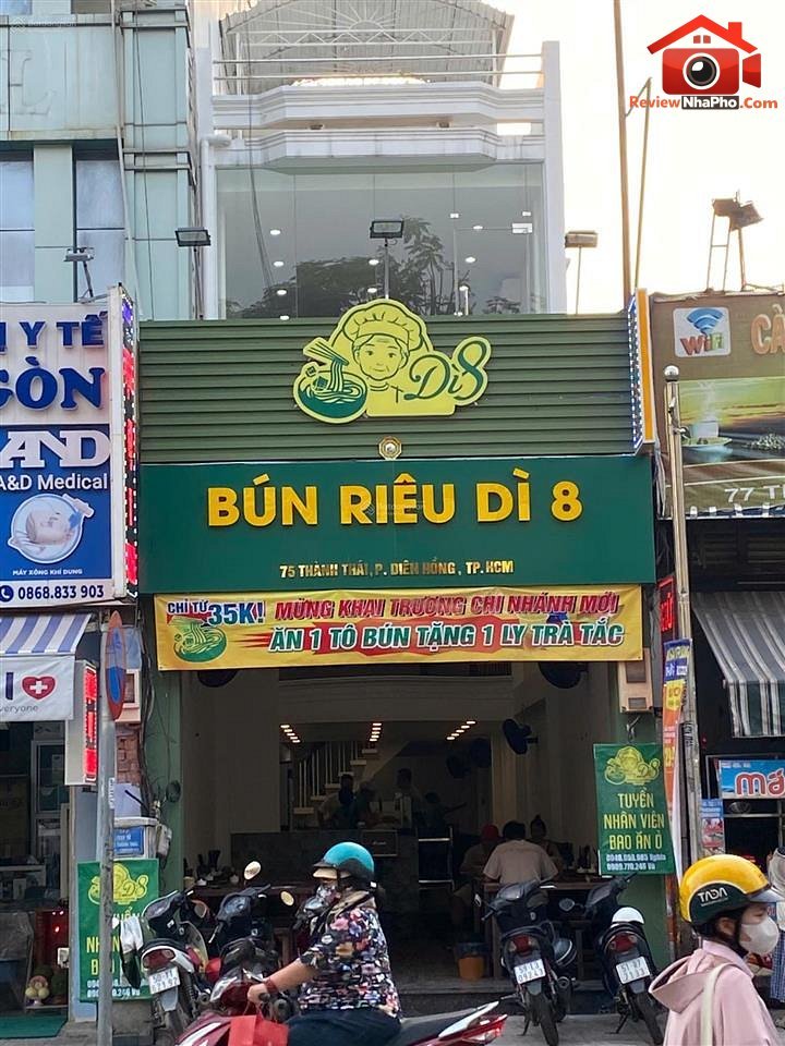 38.5 tỷ, Diện tích 82 m2 – Bán nhà mặt tiền khu vực Thành Thái, Phường 14, Quận 10 – REVIEW NHÀ PHỐ