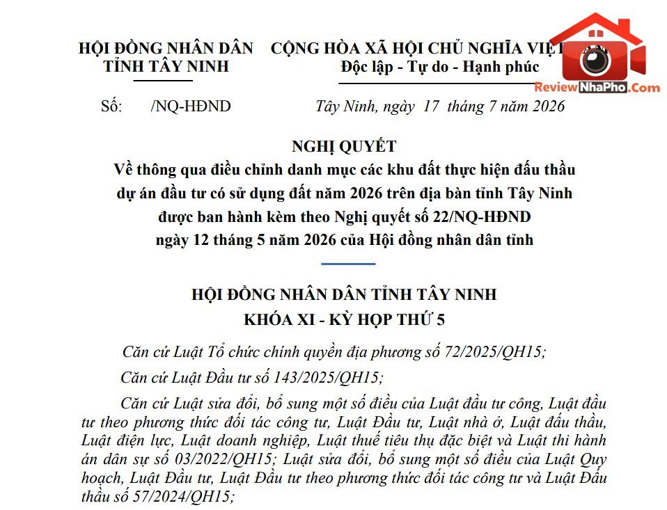Danh mục các khu đất đấu thầu Tây Ninh năm 2026 sau đợt điều chỉnh mới- Ảnh 2. Danh mục các khu đất đấu thầu Tây Ninh năm 2026 sau đợt điều chỉnh mới- Ảnh 2.