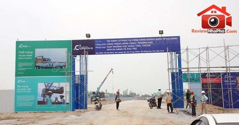 Tiến độ dự án tái định cư sân bay Gia Bình 2026: Thúc đẩy đầu tư bất động sản tại Bắc Ninh