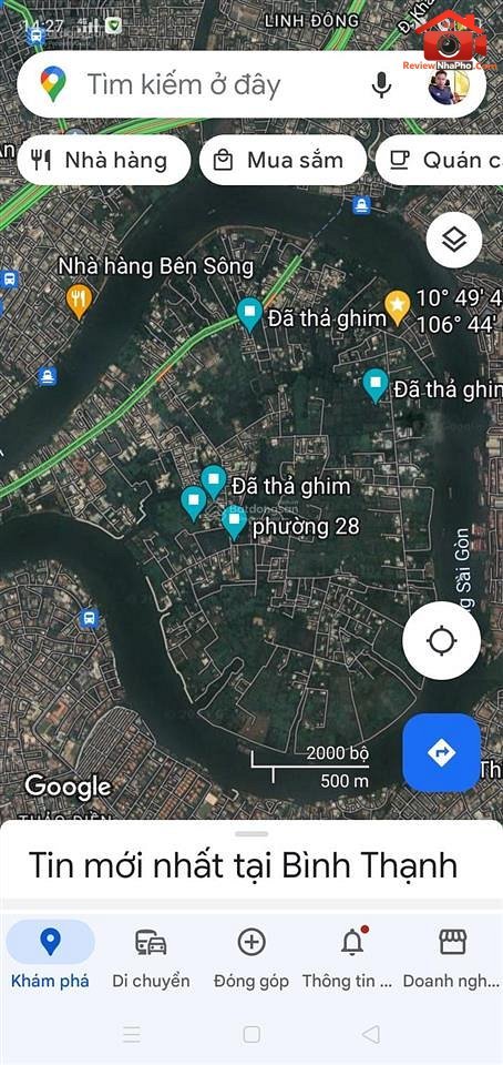 1000 m² – 9 tỷ – Cần bán đất nông nghiệp Phường 28, Quận Bình Thạnh – Thành phố Hồ Chí Minh REVIEW NHÀ PHỐ