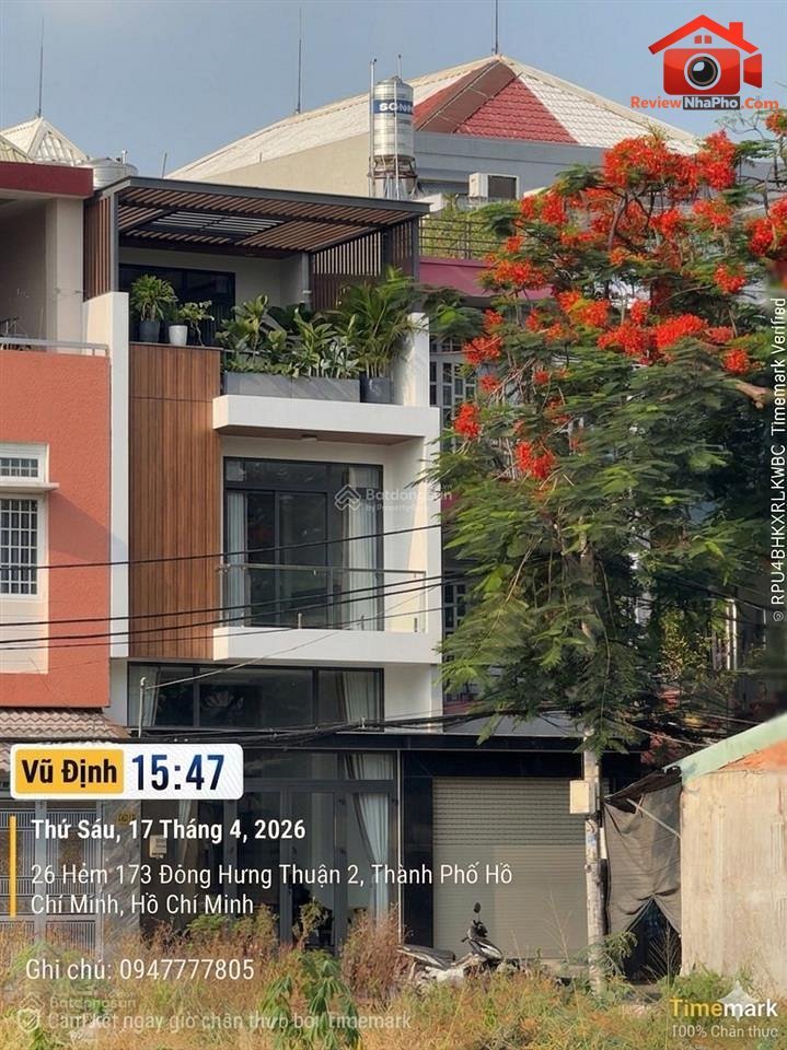 Bán nhà đất Đường Đông Hưng Thuận – Phường cũ Đông Hưng Thuận Quận 12 – Thành phố Hồ Chí Minh REVIEW NHÀ PHỐ 90 m2 7.7 tỷ
